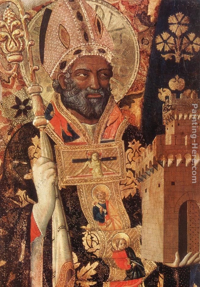 Antonio Da Firenze Madonna and Child with Saints (detail)